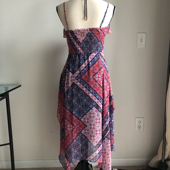 Multi-print strap dress - Picture 1 of 2